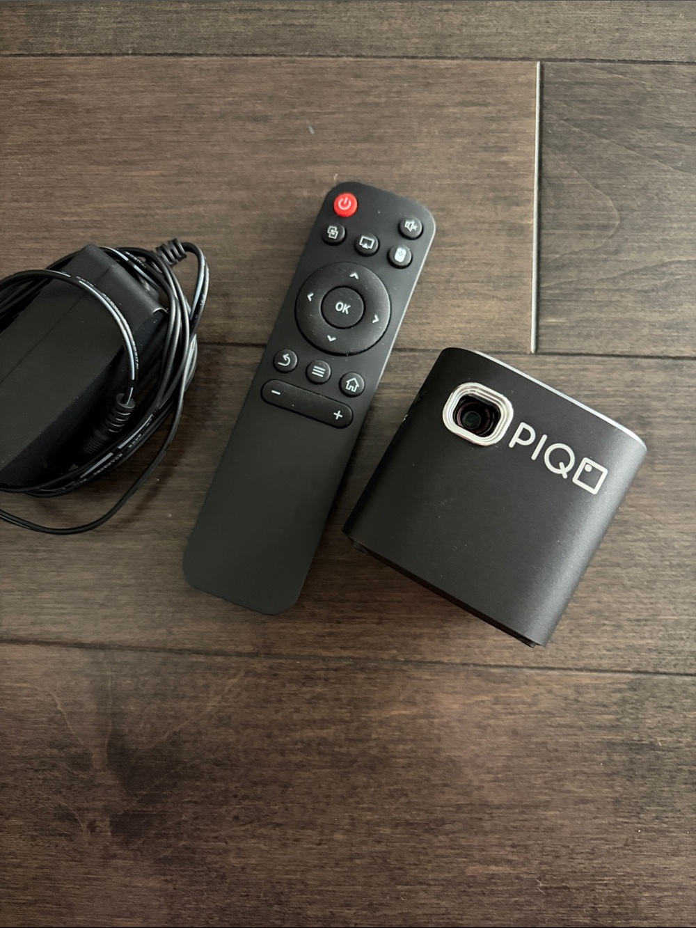 PIQO Portable Mini Projector - Black